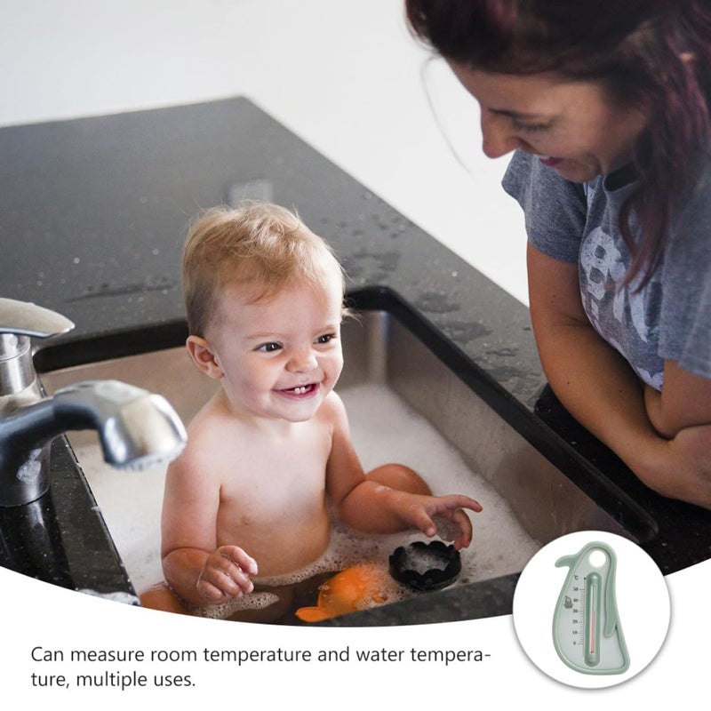Penguin Bath Thermometer Floating Water Temperature Gauge Safe for Pool and Tub Use Random Color - Image 4